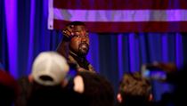 Kanye West uspořádal mítink v rámci své předvolební prezidentské kampaně 19. 7....