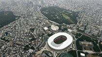 Nový národním stadion v japonském Tokiu.