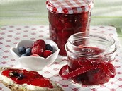 Malinovo-bor�vkový d�em s pálenkou