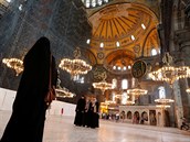 Istanbulský chrám Boí Moudrosti (Hagia Sofia) je od roku 1935 muzeem.