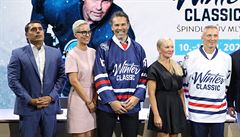 Jaromír Jágr v dresu Winter Classic.