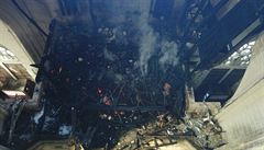 This image provided by SDIS 44 Department of Fire and Rescue, shows the inside...