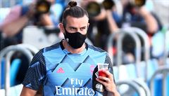 Zálo�ník Realu Madrid Gareth Bale.