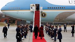 Boeingem 747 létal i bývalý prezident Obama.