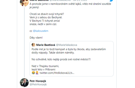 Petr Honzejk a jeho tweet