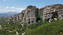 Kláštery na vrcholcích skal, Řecko, 2017