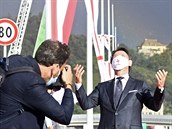 Pondlního ceremoniálu se zúastnil italský premiér Giuseppe Conte.