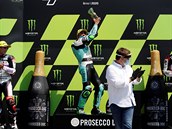 Dennis Foggia vyhrál Moto3 na Masarykov okruhu v Brn