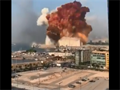 Výbuch v Bejrútu.