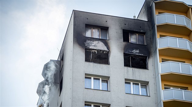 Byty zasa�en� po��rem.