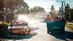 Sraz v Ma�arsku - Gyomaendrod. Spanilá jízda p�es m�sto (2018)