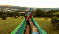 Ve�erní chill s výhledem na Bánskou Bystricu.