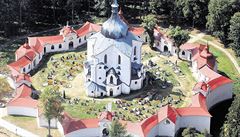 Letecký pohled na Zelenou horu. | na serveru Lidovky.cz | aktuální zprávy