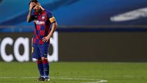 Lionel Messi nemohl uvěřit, jaký debakl Barcelona od Bayernu Mnichov inkasovala.