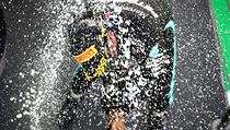 Lewis Hamilton ve Španělsku vrátil Mercedes na první místo