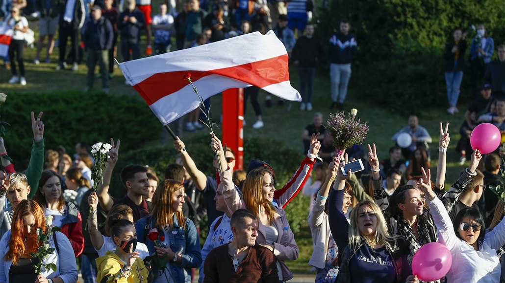 Protesty v Blorusku.