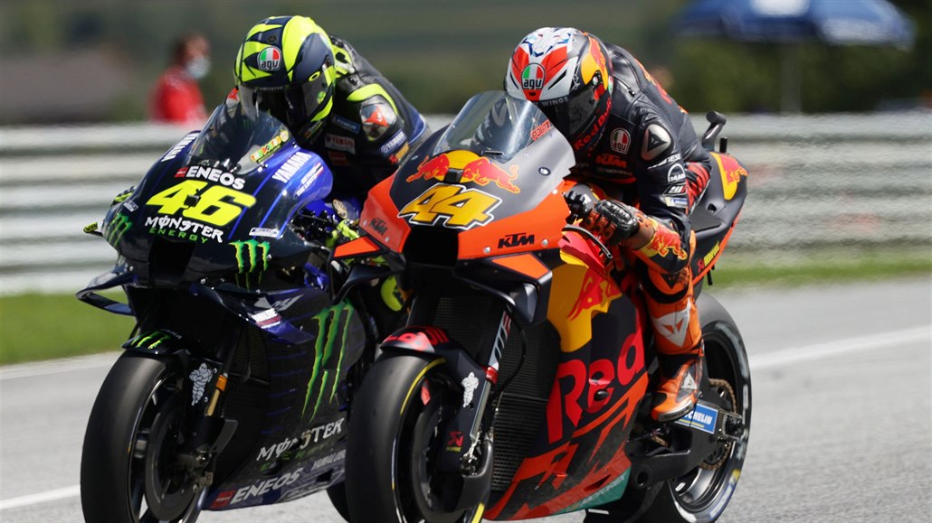 Valentino Rossi a Pol Espargaro.