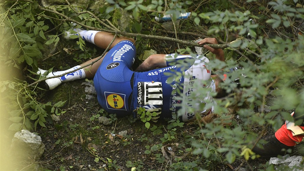 Remco Evenepoel za�il hororový pád