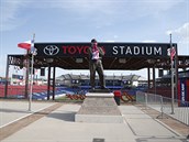 Fotbalový Toyota Stadium v Dallasu.