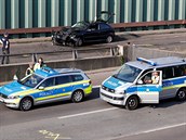 Policie vyetuje nehody na mstské dálnici v Berlín, které zejm byly...