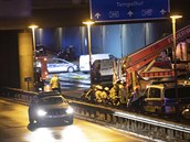 Policie vyetuje sérii nehod na dálnici A100 v Berlín.