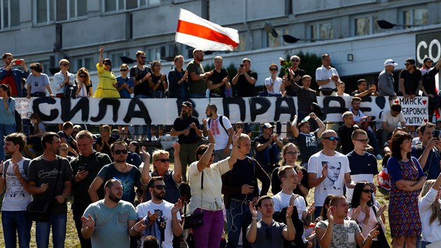 Protesty v B�lorusku.