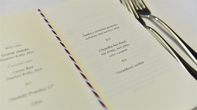 Menu, kter� se bude jednomu z nejmocn�j��ch mu�� sv�ta v Praze pod�vat.