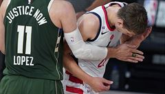 Moritz Wagner dostal od Janise Adetokunba hlaviku