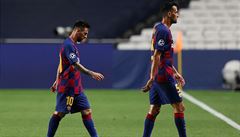 Barcelona po ostudné porá�ce