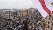 Demonstrace v Blorusku s poadavkem odstoupen prezidenta Alexandra Lukaenka...