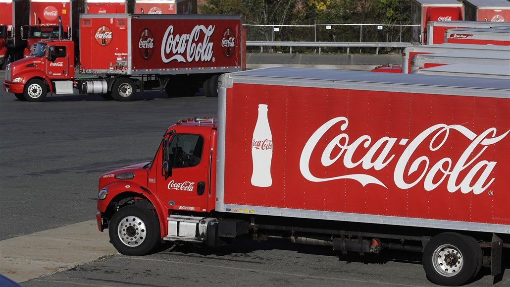 Kamiony s logem Coca-Cola
