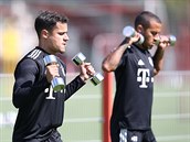 Philippe Coutinho bhem pípravy v Bayernu Mnichov.