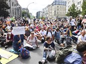 Svobodu chtjí protestující v Berlín.