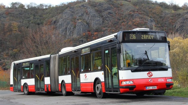 Vyazený autobus Citybus v kloubové variant.