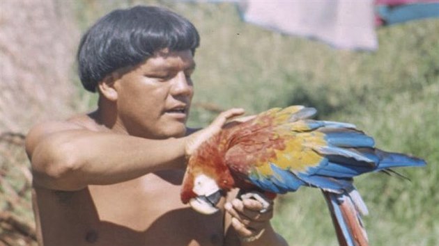 Náčelník Aritana z amazonského kmene Yawalapiti.