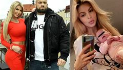 Karlos Vémola s partnerkou Lelou Ceterovou a dcerkou Lili.