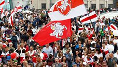 B�lorusové na demonstraci po�adují odstoupení Luka�enka.