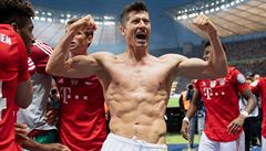 Robert Lewandowski se stal nejlepím stelcem uplynulého roníku Ligy mistr.