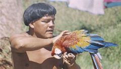 Náčelník Aritana z amazonského kmene Yawalapiti.
