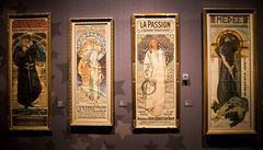 Výstava iMucha v Praze.