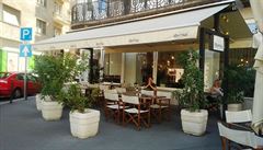 Restauraní zahrádka v Budapeti