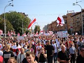 Demonstrace v Blorusku.