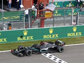 Lewis Hamilton ovládl závod formule 1 v Belgii.