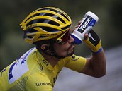 Julian Alaphilippe si udrel lutý trikot pro lídra Tour de France i po tetí...