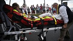 Rafael Valls ze stáje Bahrain-McLaren byl dokonce odvezen na vy�et�ení do...