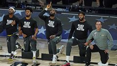LeBron James p�ed zápasem play-off NBA.