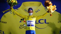 Po druhé etap� se do �lutého trikotu oblékl Julian Alaphilippe.