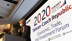 P�edseda Senátu Milo� Vystr�il vystoupil 31. srpna 2020 na podnikatelském fóru...