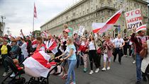 V Blorusku opt protestovaly destky tisc lid.