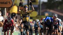 Wout Van Aert ovldl sedmou etapu Tour de France